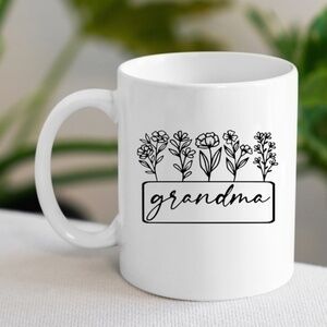 Grandma Floral Coffee Mug